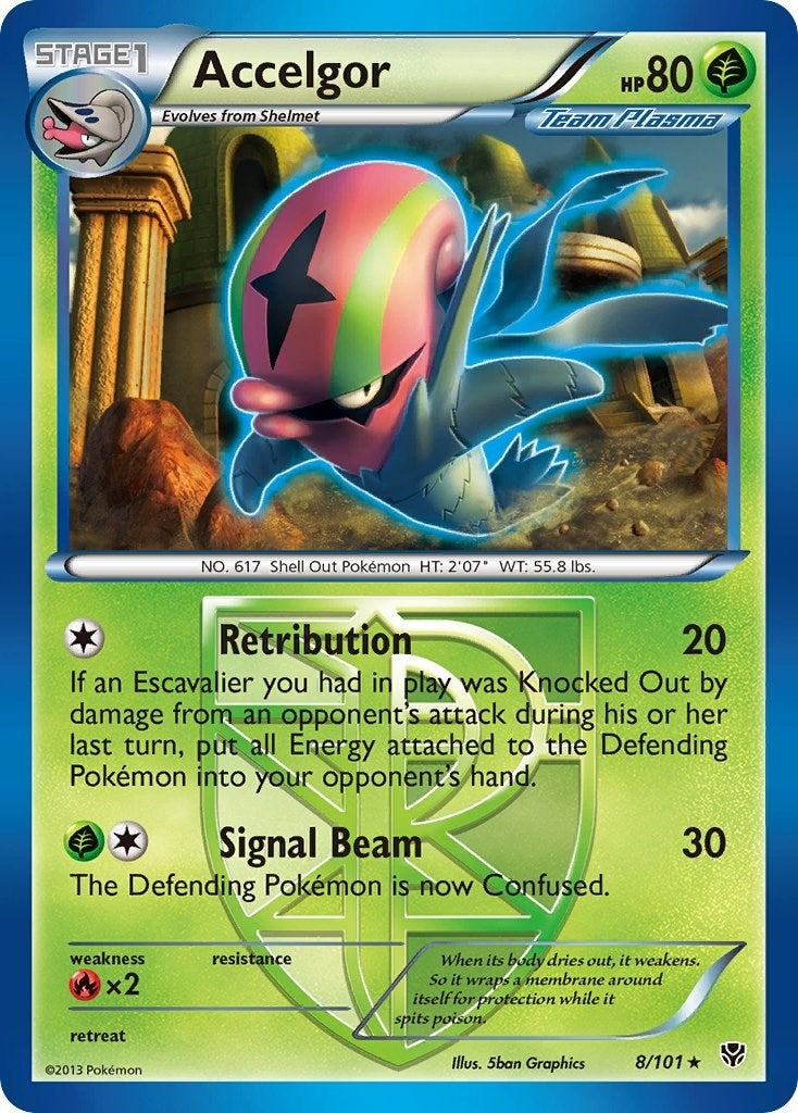 Image for Accelgor (Team Plasma) (8/101) (Plasma Blast) (PLB) - Pokemon