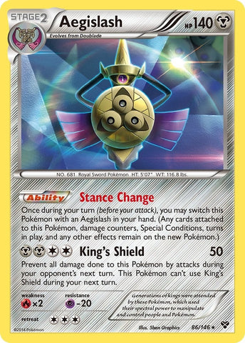 Image for Aegislash (86) (86/146) (XY Base Set) - Pokemon
