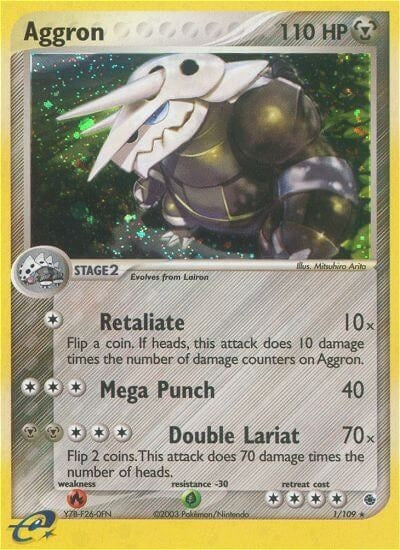 Image for Aggron (1/109) (EX Ruby and Sapphire) (RS) - Pokemon