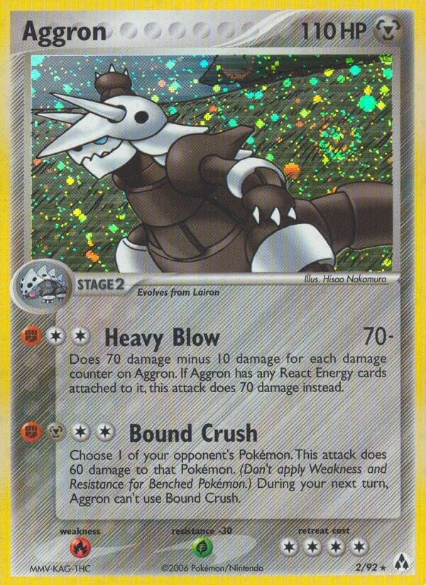 Image for Aggron (2/92) (EX Legend Maker) (LM) - Pokemon