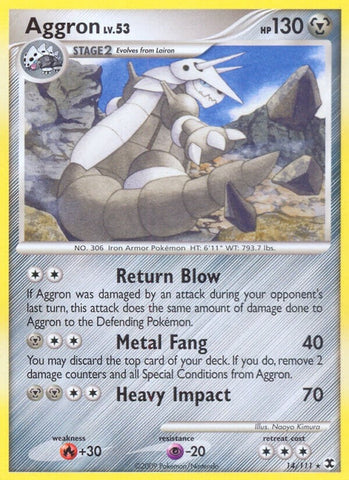 Image for Aggron (14/111) (Rising Rivals) (RR) - Pokemon