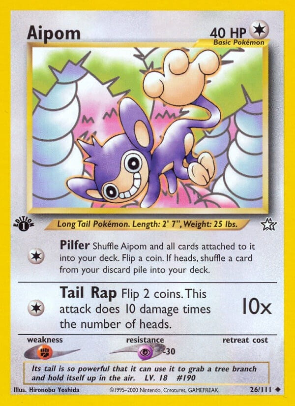 Image for Aipom (026/111) (Neo Genesis) (N1) - Pokemon