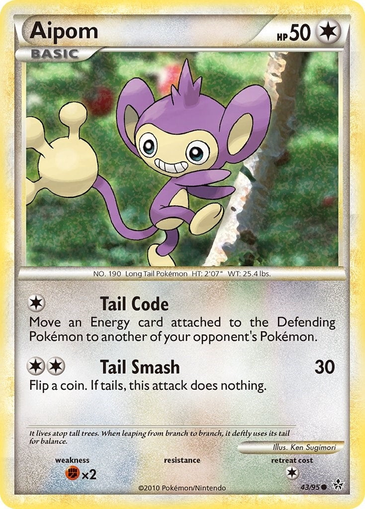 Image for Aipom (43/95) (Unleashed) (UL) - Pokemon