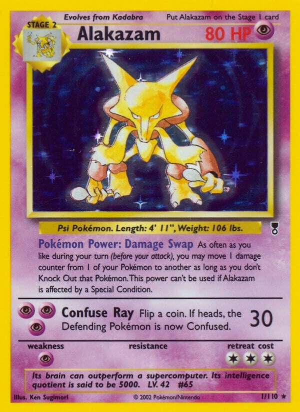 Image for Alakazam (001/110) (Legendary Collection) (LC) - Pokemon
