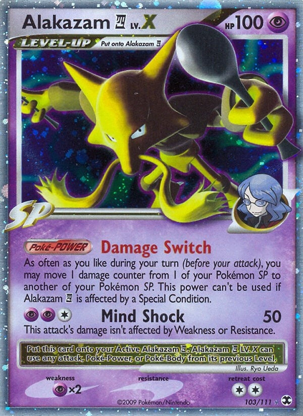 Image for Alakazam E4 Lv.X (103/111) (Rising Rivals) (RR) - Pokemon