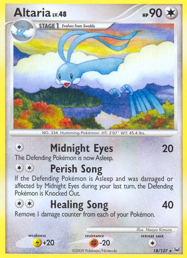 Image for Altaria (18/127) (Platinum) (PL) - Pokemon