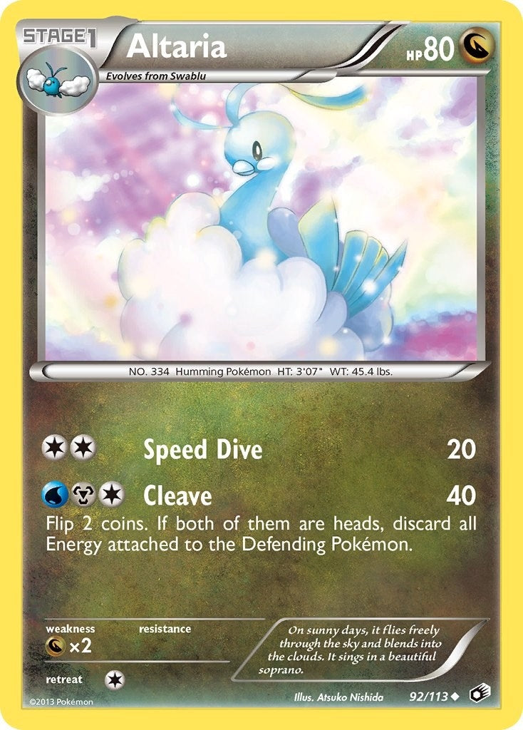 Image for Altaria (92/113) (Legendary Treasures) (LTR) - Pokemon