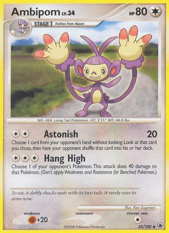 Image for Ambipom (35/100) (Majestic Dawn) - Pokemon