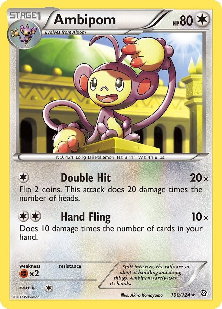 Image for Ambipom (100/124) (Dragons Exalted) (DRX) - Pokemon