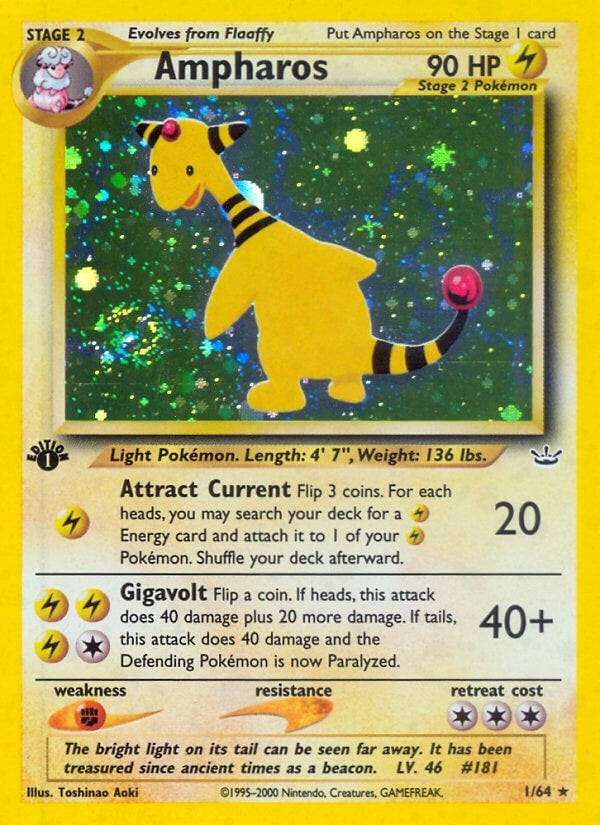 Image for Ampharos (01/64) (Neo Revelation) (N3) - Pokemon