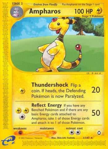 Image for Ampharos (001/147) - Pokemon
