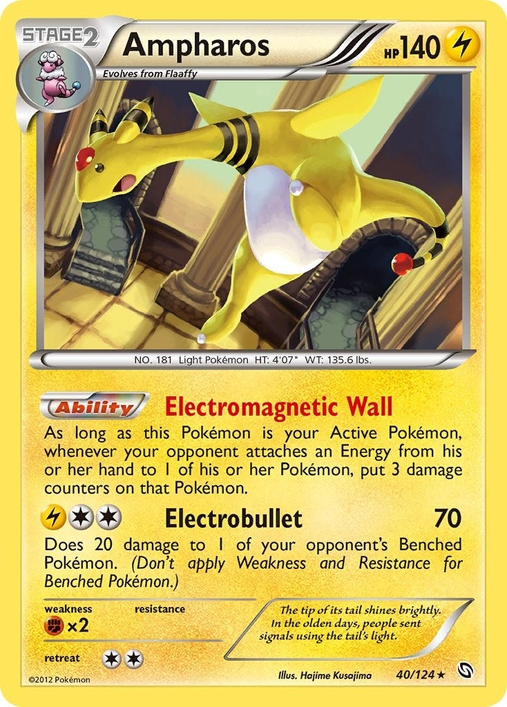 Image for Ampharos (40/124) (Dragons Exalted) (DRX) - Pokemon