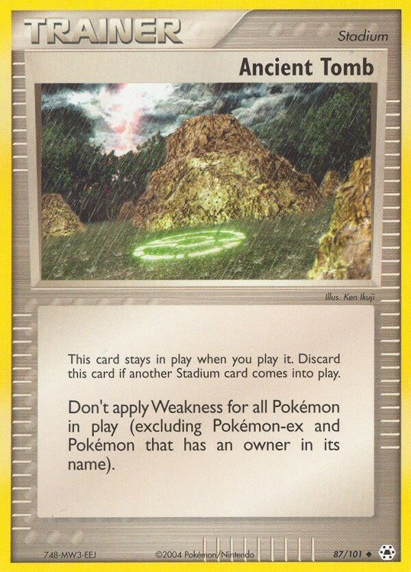 Image for Ancient Tomb (87/101) (EX Hidden Legends) (HL) - Pokemon