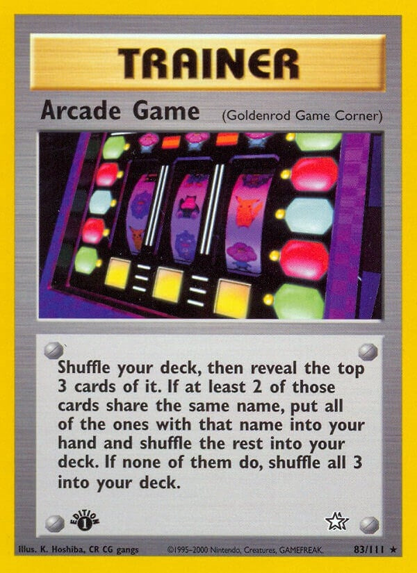 Image for Arcade Game (Goldenrod Game Corner) (083/111) (Neo Genesis) (N1) - Pokemon