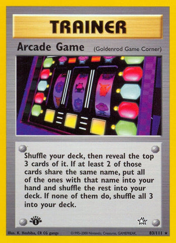 Image for Arcade Game (Goldenrod Game Corner) (083/111) (Neo Genesis) (N1) - Pokemon