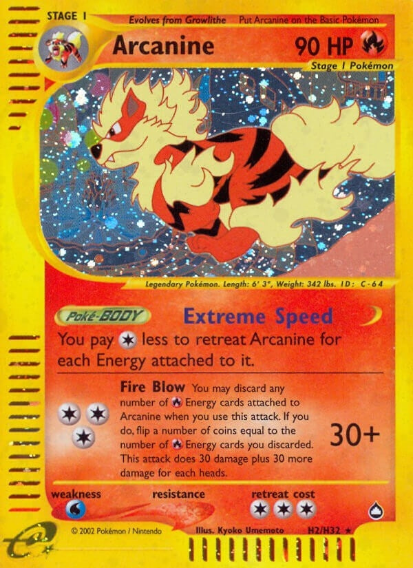 Image for Arcanine (H2) (H02/H32) - Pokemon