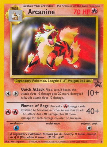 Image for Arcanine (06/53) (WoTC Promo) (PR) - Pokemon