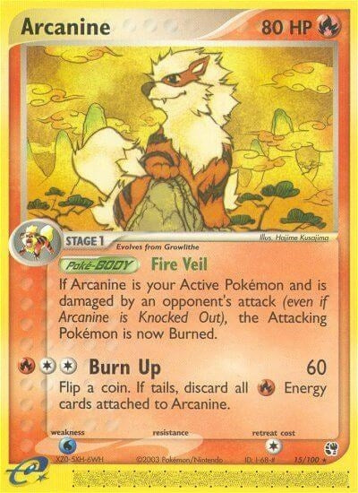 Image for Arcanine (15/100) (EX Sandstorm) (SS) - Pokemon