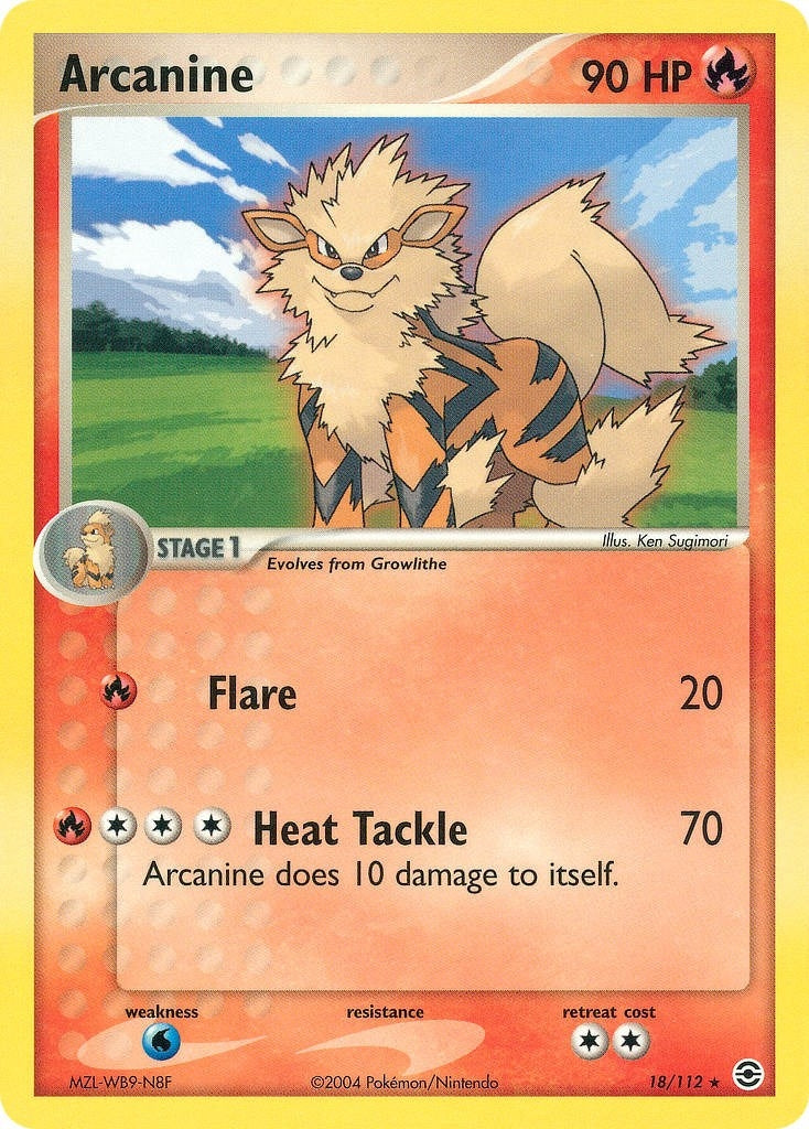 Image for Arcanine (18/112) (EX FireRed & LeafGreen) (RG) - Pokemon