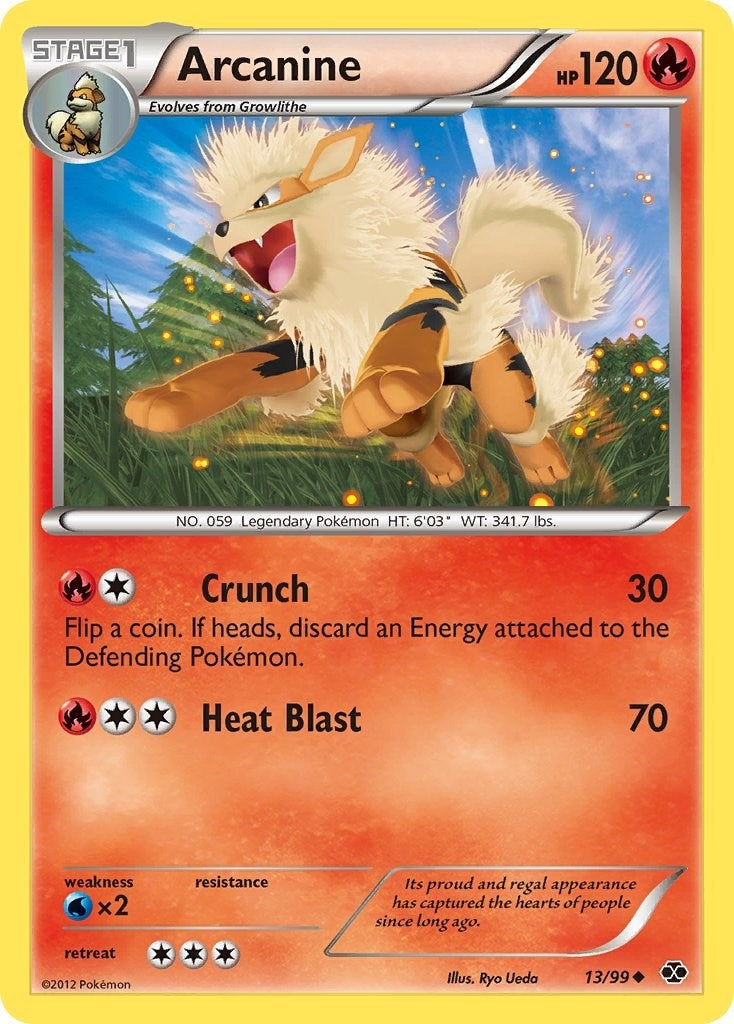 Image for Arcanine (13) (13/99) (Next Destinies) (NXD) - Pokemon