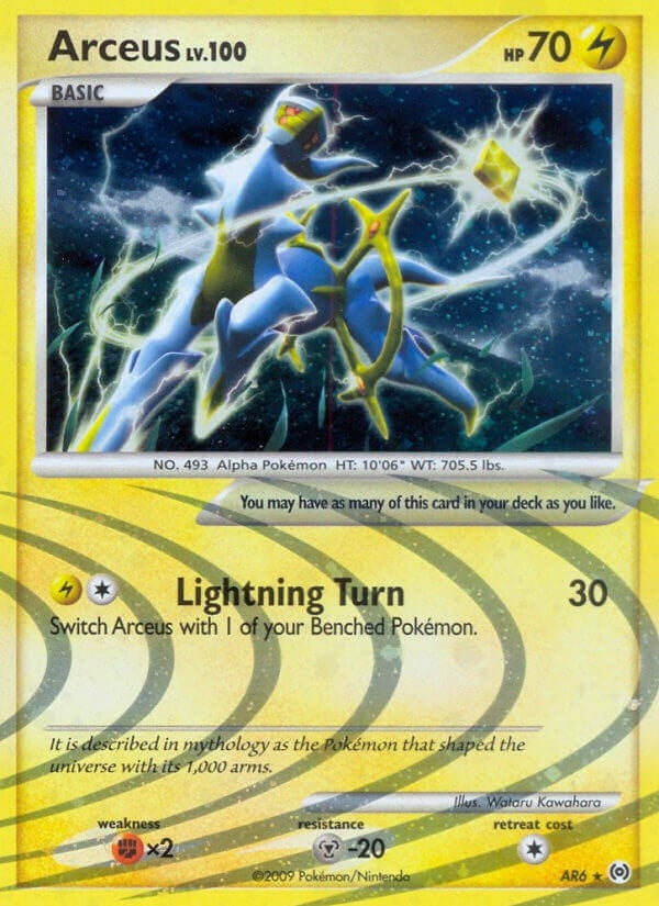 Image for Arceus (AR6) (AR6) - Pokemon