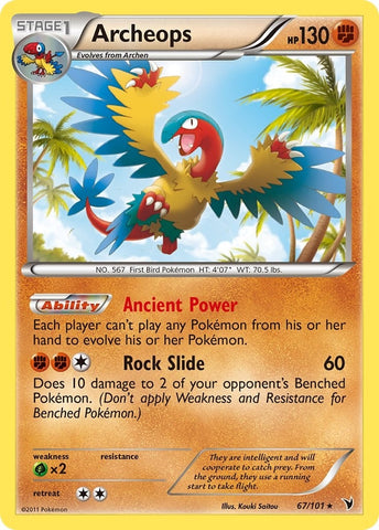 Image for Archeops (67/101) (Noble Victories) (NVI) - Pokemon