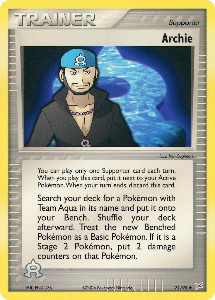 Image for Archie (71/95) (EX Team Magma vs Team Aqua) (MA) - Pokemon