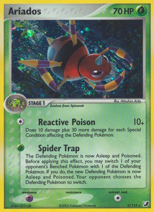 Ariados (2/115) (Unseen Forces) Pokemon