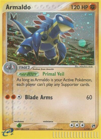 Armaldo (1/100) (Sandstorm) (SS) Pokemon