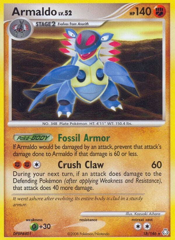 Image for Armaldo (18/146) (Legends Awakened) (LA) - Pokemon