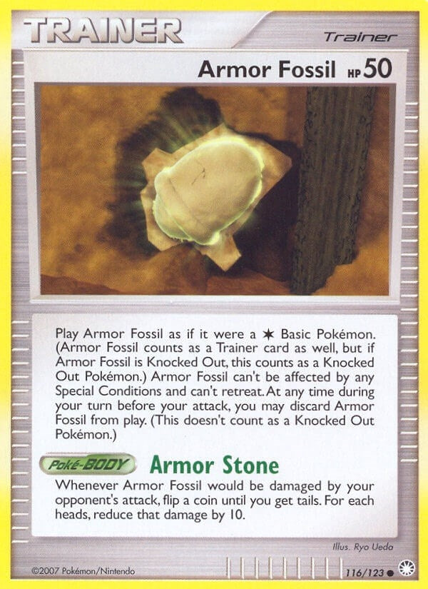 Image for Armor Fossil (116/123) (Mysterious Treasures) (MT) - Pokemon