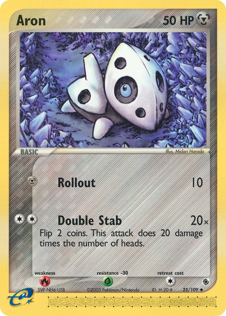 Aron (25/109) (EX Ruby and Sapphire) Pokemon