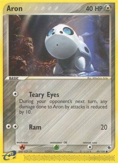 Image for Aron (49/109) (EX Ruby and Sapphire) (RS) - Pokemon