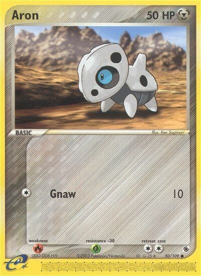 Aron (50/109) (EX Ruby and Sapphire) Pokemon