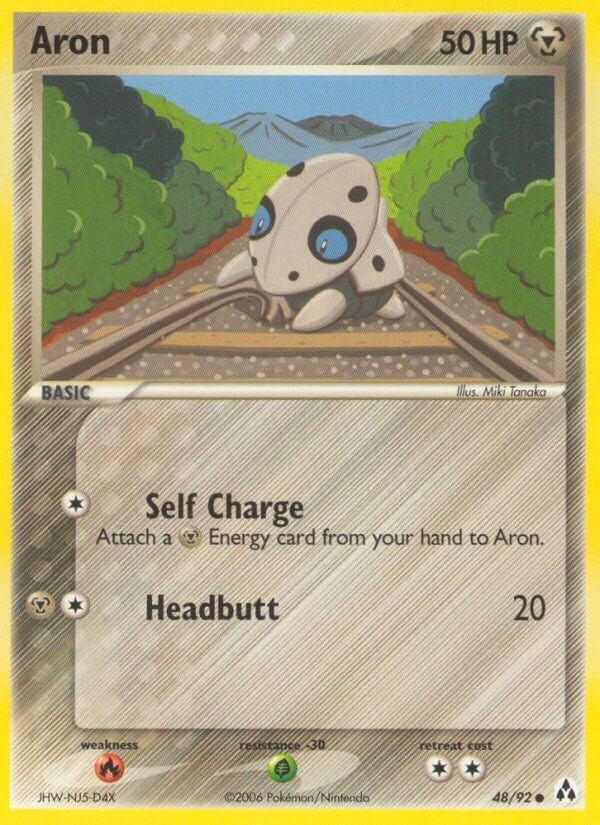 Aron (48/92) (EX Legend Maker) Pokemon
