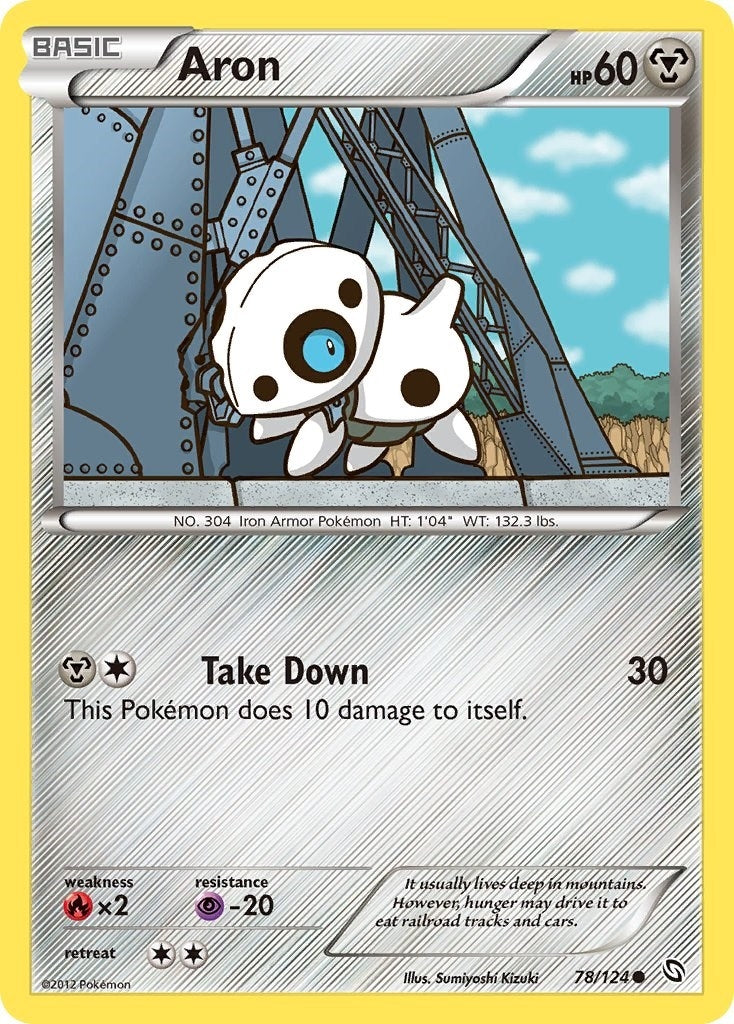 Image for Aron (78/124) (Dragons Exalted) (DRX) - Pokemon
