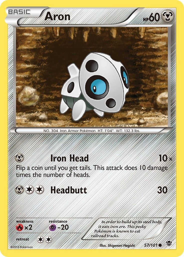 Image for Aron (57/101) (Plasma Blast) (PLB) - Pokemon