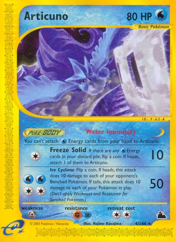Articuno (4) (004/144) (Skyridge) Pokemon