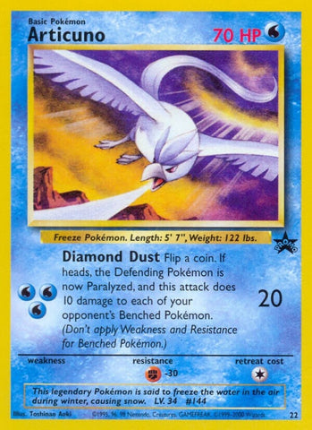 Articuno (22) (22/53) (WoTC Promo) Pokemon