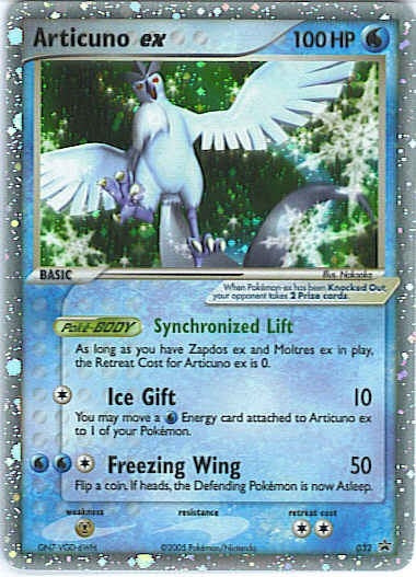 Image for Articuno ex - 032 (EX Collector's Window Tins) (032) (Nintendo Promos) - Pokemon