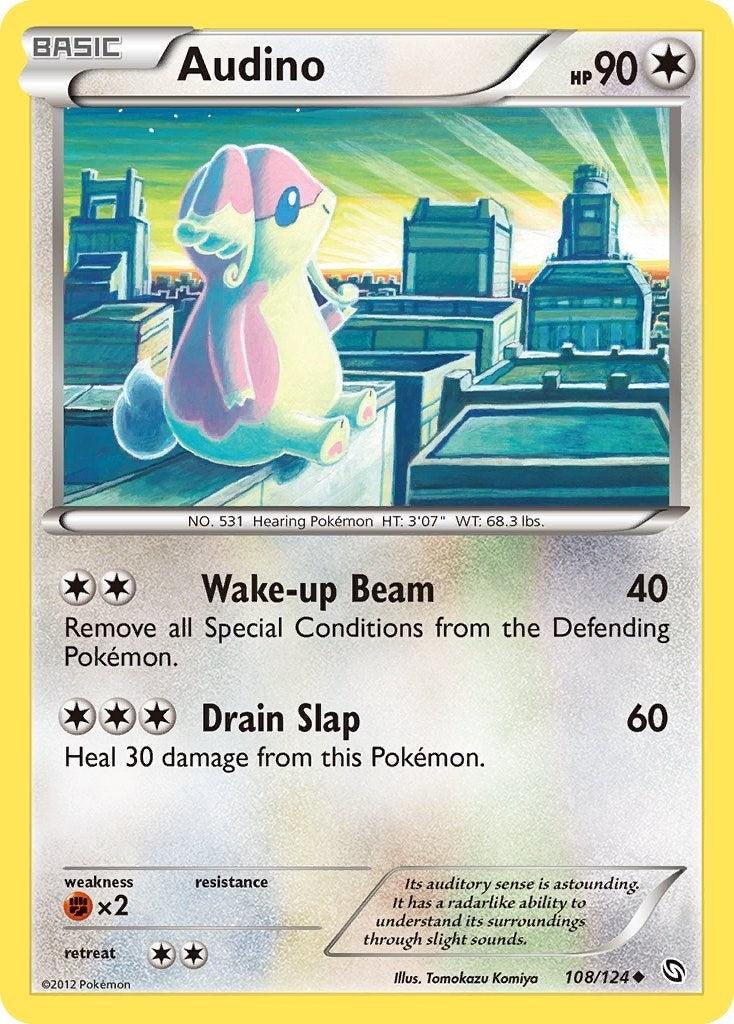 Image for Audino (108/124) (Dragons Exalted) (DRX) - Pokemon