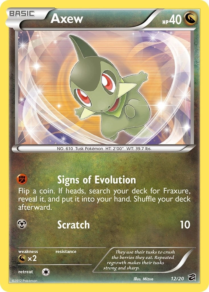 Image for Axew (12) (12/20) (Dragon Vault) (DRV) - Pokemon