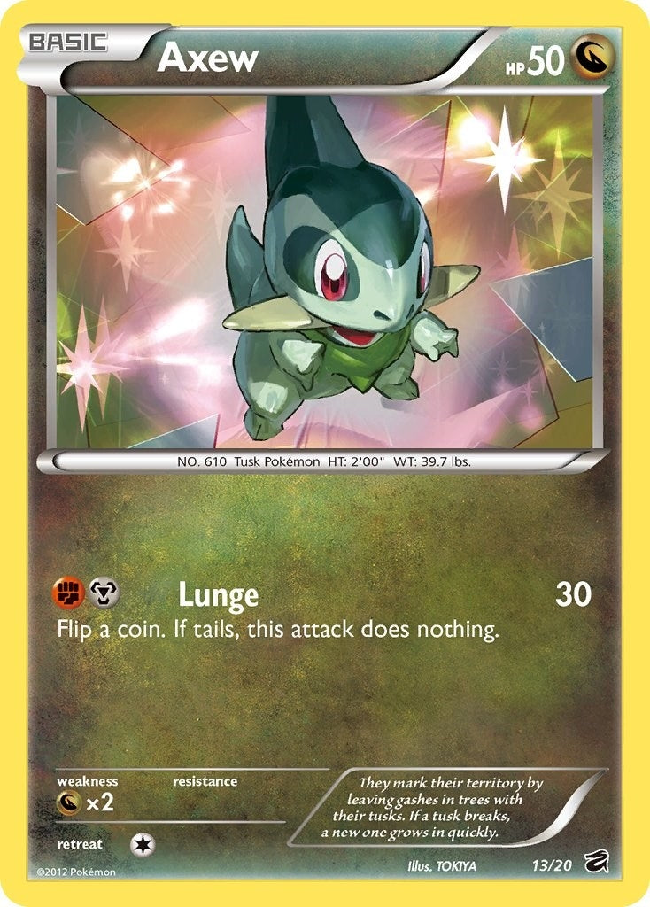 Image for Axew (13) (13/20) (Dragon Vault) (DRV) - Pokemon