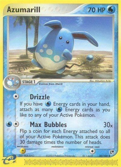 Image for Azumarill (30/100) (EX Sandstorm) (SS) - Pokemon