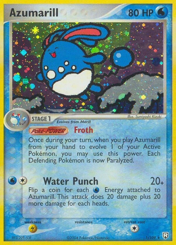 Image for Azumarill (1/109) (EX Team Rocket Returns) (RR) - Pokemon
