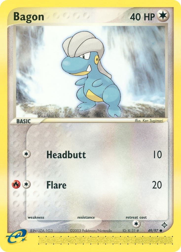 Bagon (49/97) (Dragon) Pokemon