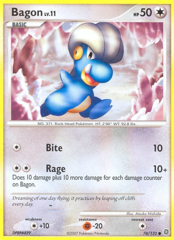 Image for Bagon (76/132) (Secret Wonders) - Pokemon