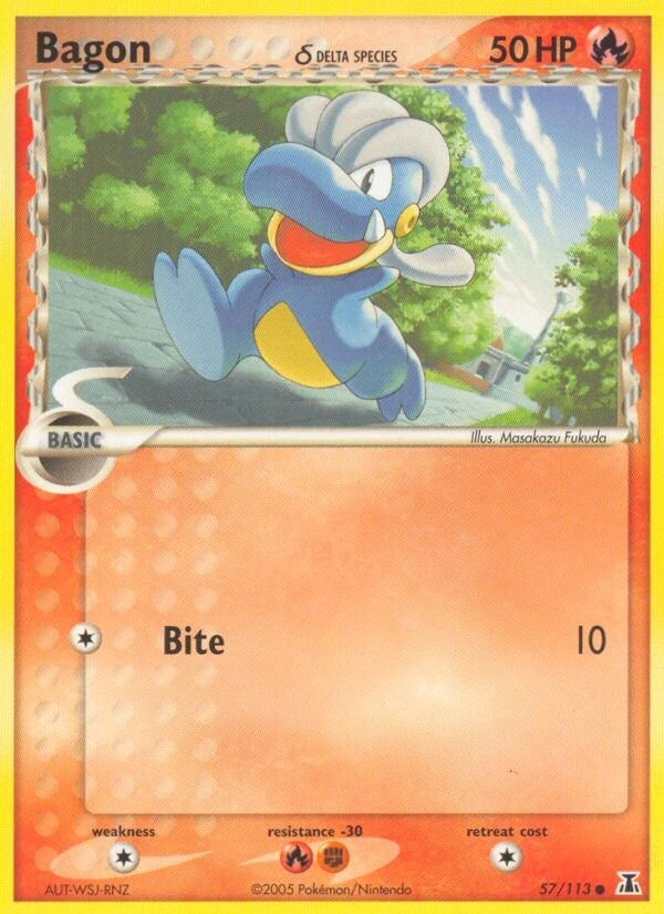 Image for Bagon - 057/113 (Delta Species) (57/113) - Pokemon