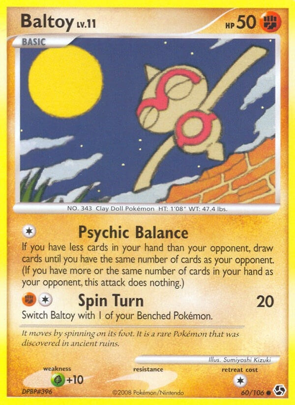 Image for Baltoy (60/106) (Great Encounters) (GE) - Pokemon