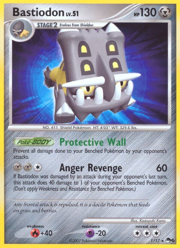 Image for Bastiodon (001/017) (POP Series 6) (POP) - Pokemon